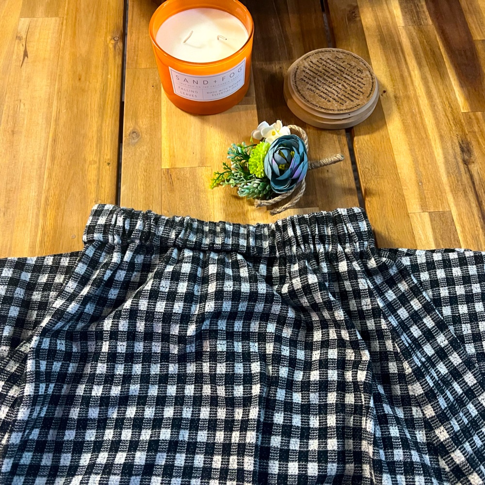 Madewell Gingham skirt